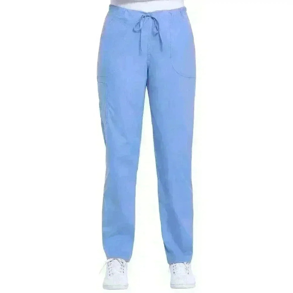 Scrubstar Core Essentials Womens Scrub Pants Drawstring Size XL, 2XL, 3XL Blue - Picture 6 of 13